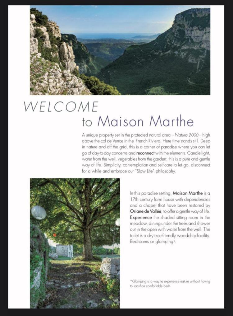 Maison Marthe - Maison Nomade Chic Coursegoules Exterior photo